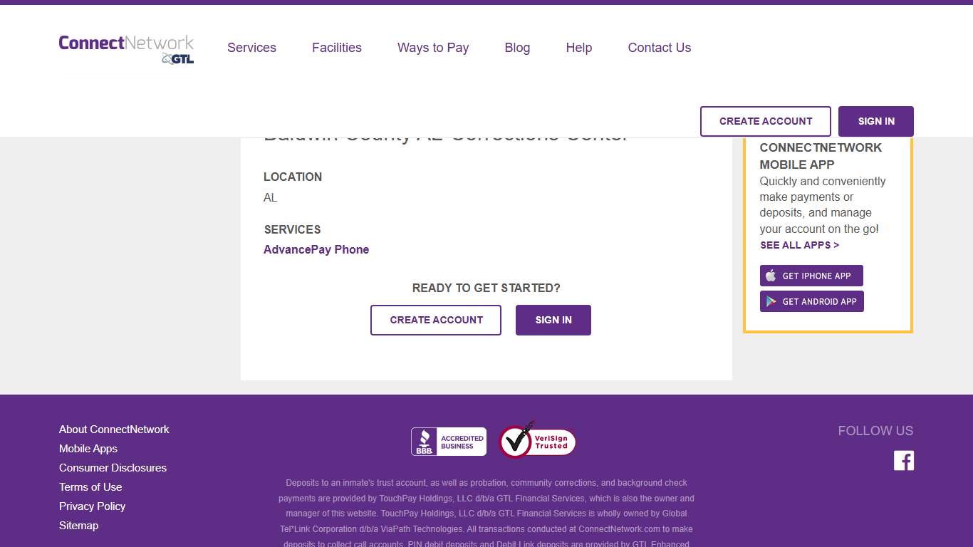 Baldwin County AL-Corrections Center | ConnectNetwork